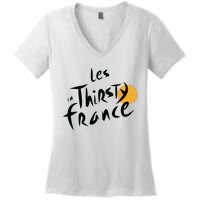 Thirsty France Women's V-Neck T-Shirt