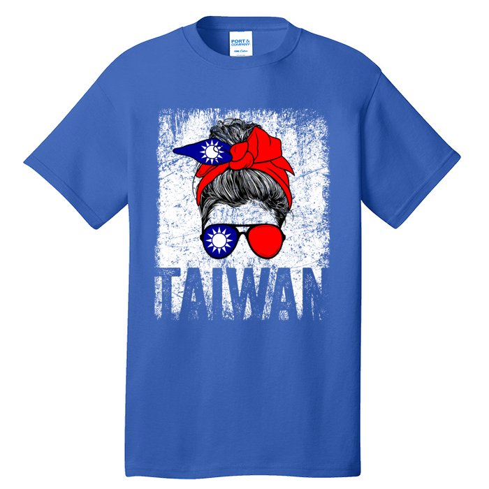 Taiwan Flag Taiwanese Retro Vintage Cute Meaningful Gift Tall T-Shirt