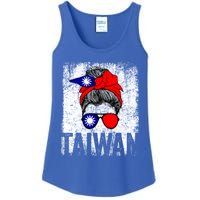 Taiwan Flag Taiwanese Retro Vintage Cute Meaningful Gift Ladies Essential Tank