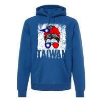 Taiwan Flag Taiwanese Retro Vintage Cute Meaningful Gift Premium Hoodie