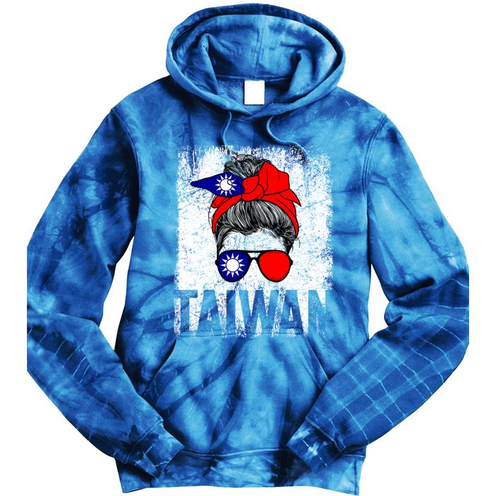 Taiwan Flag Taiwanese Retro Vintage Cute Meaningful Gift Tie Dye Hoodie