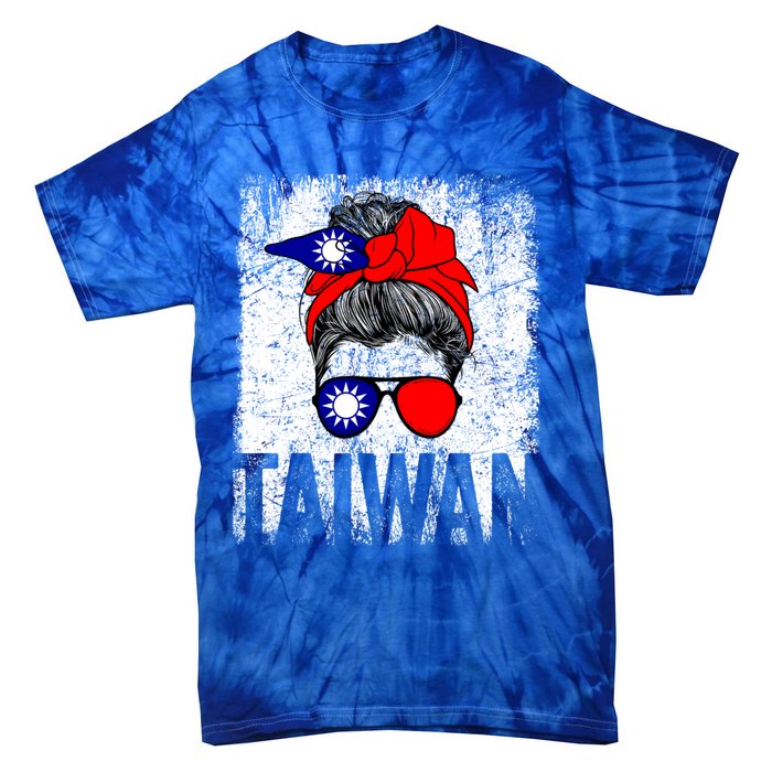 Taiwan Flag Taiwanese Retro Vintage Cute Meaningful Gift Tie-Dye T-Shirt