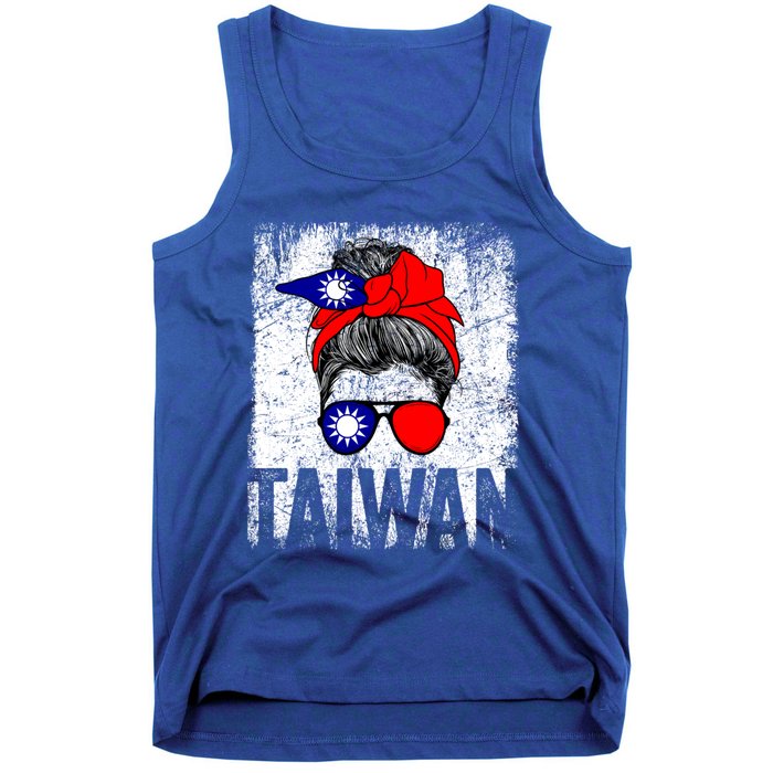 Taiwan Flag Taiwanese Retro Vintage Cute Meaningful Gift Tank Top