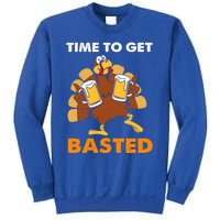 Thanksgiving Funny Turkey Time To Get Basted Great Gift Sweatshirt