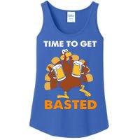 Thanksgiving Funny Turkey Time To Get Basted Great Gift Ladies Essential Tank