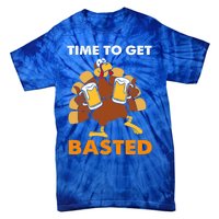 Thanksgiving Funny Turkey Time To Get Basted Great Gift Tie-Dye T-Shirt