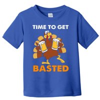 Thanksgiving Funny Turkey Time To Get Basted Great Gift Toddler T-Shirt