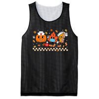 Thanksgiving Fall Thankful Nurse Pumpkin Pie Nursing Student Mesh Reversible Basketball Jersey Tank