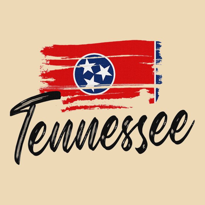 Tennessee Flag Tennessean Tennessee Flag State Pride Zip Tote Bag