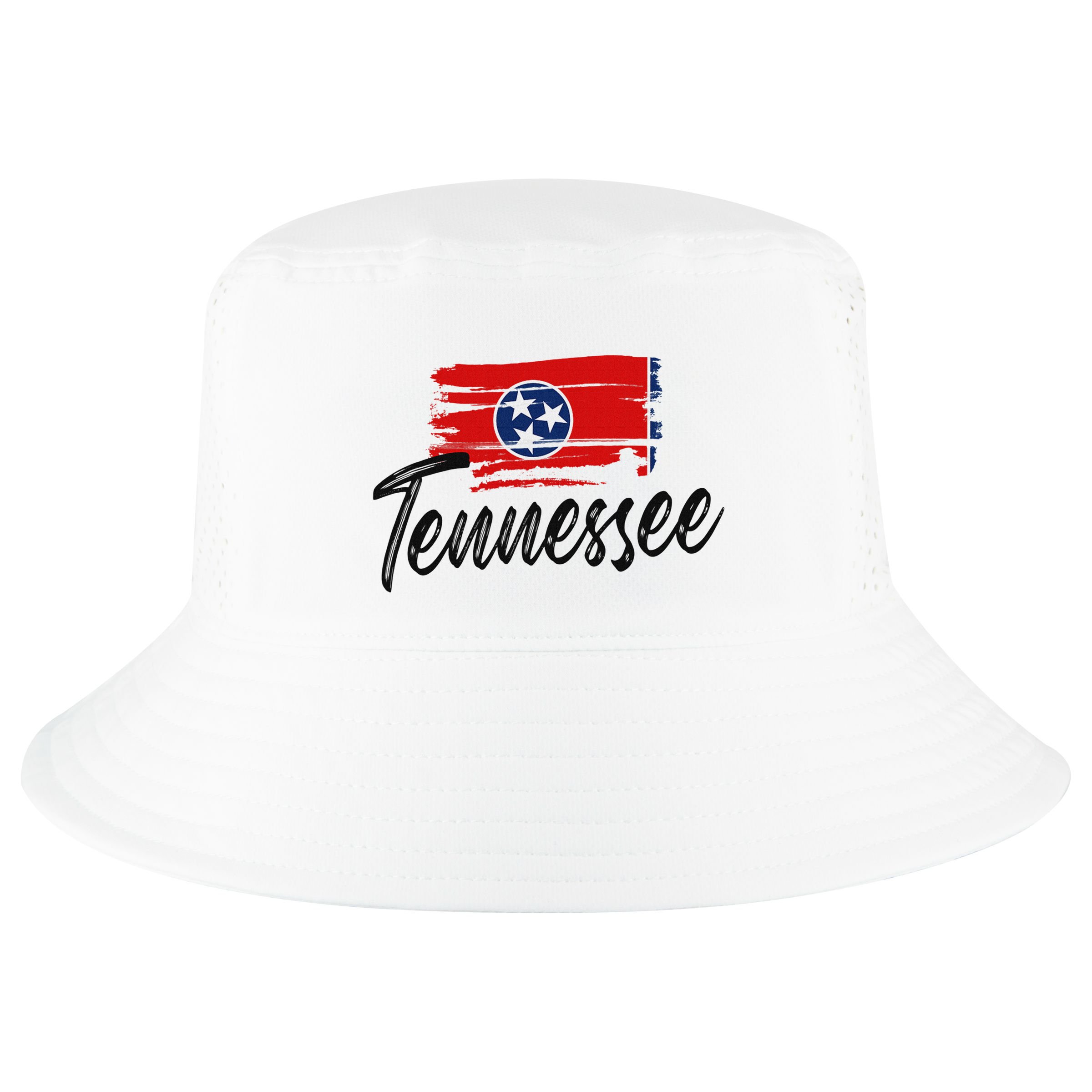 Tennessee Flag Tennessean Tennessee Flag State Pride Cool Comfort Performance Bucket Hat
