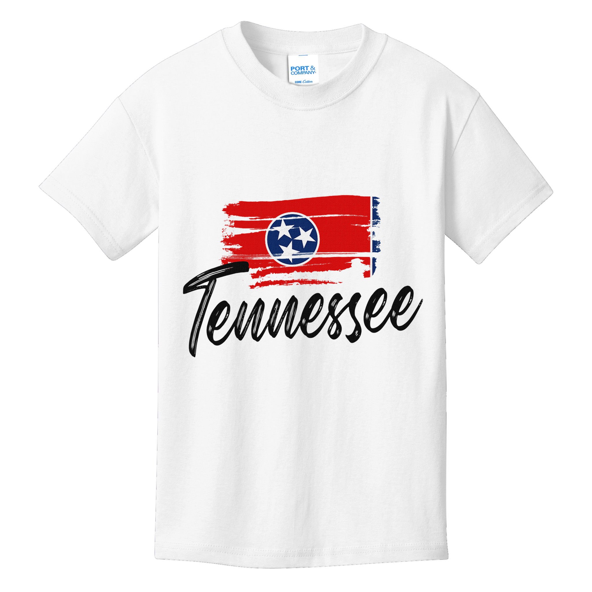 Tennessee Flag Tennessean Tennessee Flag State Pride Kids T-Shirt