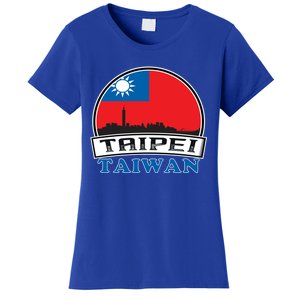 Taiwan Flag Taiwanese Taipei City Funny Cute Gift Women's T-Shirt