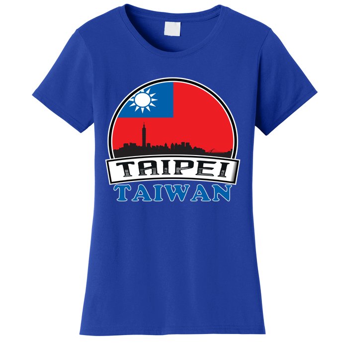 Taiwan Flag Taiwanese Taipei City Funny Cute Gift Women's T-Shirt