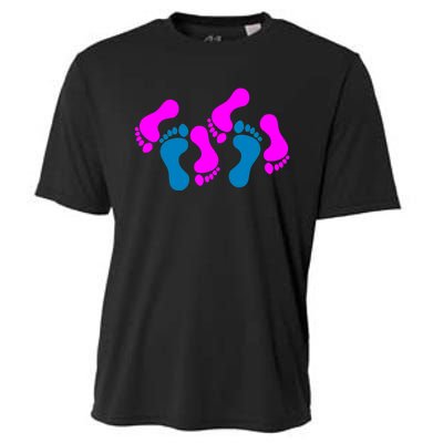 Threesome Feet Cooling Performance Crew T-Shirt