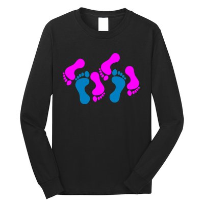 Threesome Feet Long Sleeve Shirt