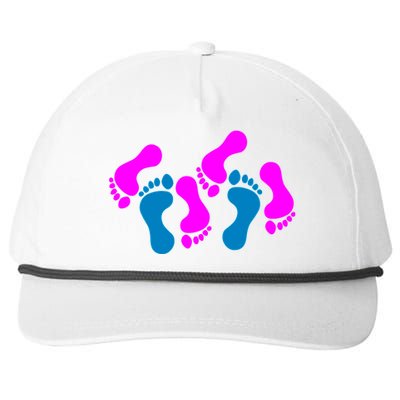 Threesome Feet Snapback Five-Panel Rope Hat