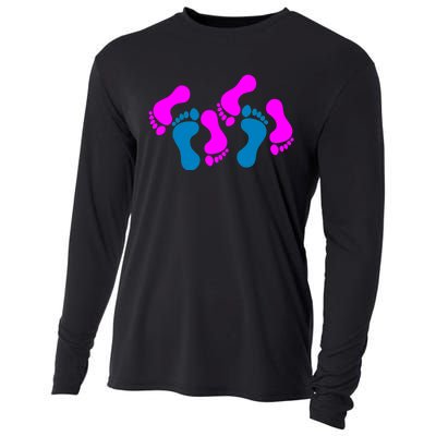 Threesome Feet Cooling Performance Long Sleeve Crew