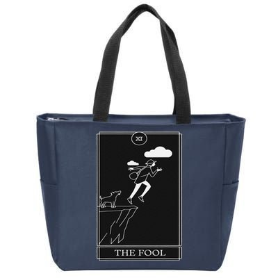 The Fool Tarot Card Devil Zip Tote Bag