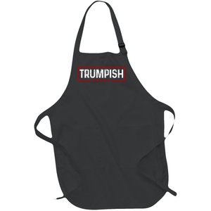 Trumpish Funny Trump Political 2024 Full-Length Apron With Pockets