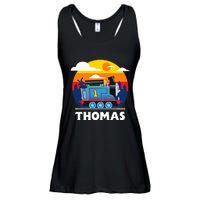 Thomas & Friends Thomas Round Sunset Ladies Essential Flowy Tank