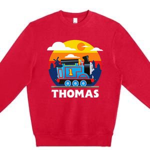 Thomas & Friends Thomas Round Sunset Premium Crewneck Sweatshirt