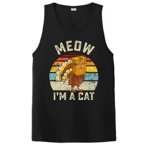 Thanksgiving Funny Turkey Fake Cat Retro PosiCharge Competitor Tank