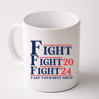 Trump Fight Trump Shot Trump 2024 Fist Pump Coffee Mug