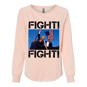 Trump Fight Trump Fighting Womens California Wash Sweatshirt