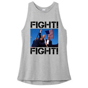 Trump Fight Trump Fighting Ladies PosiCharge Tri-Blend Wicking Tank