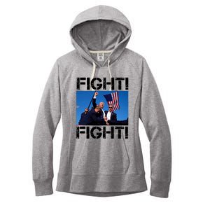 Trump Fight Trump Fighting Women's Fleece Hoodie