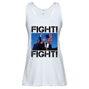 Trump Fight Trump Fighting Ladies Essential Flowy Tank