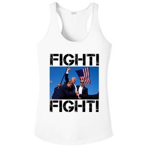 Trump Fight Trump Fighting Ladies PosiCharge Competitor Racerback Tank