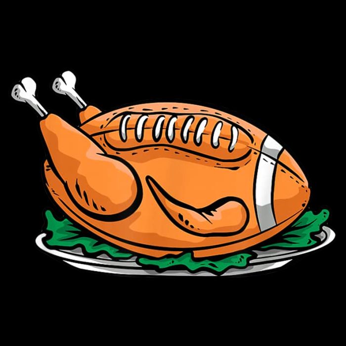 Turkey Football Thanksgiving Dinner Baby Bodysuit