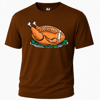 Turkey Football Thanksgiving Dinner Performance Shirt
