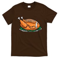 Turkey Football Thanksgiving Dinner T-Shirt