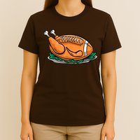 Turkey Football Thanksgiving Dinner T-Shirt