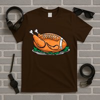 Turkey Football Thanksgiving Dinner T-Shirt