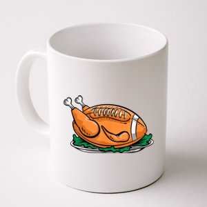 Turkey Football Thanksgiving Dinner Coffee Mug