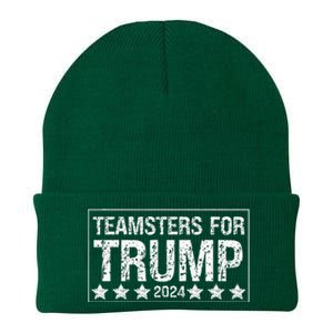 Teamsters For Trump 2024 Knit Cap Winter Beanie