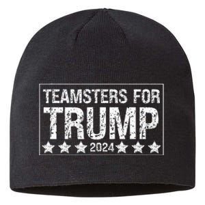 Teamsters For Trump 2024 Sustainable Beanie