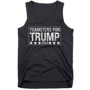 Teamsters For Trump 2024 Tank Top