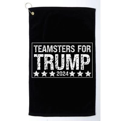 Teamsters For Trump 2024 Golf Towel