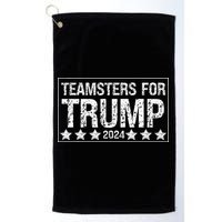 Teamsters For Trump 2024 Golf Towel