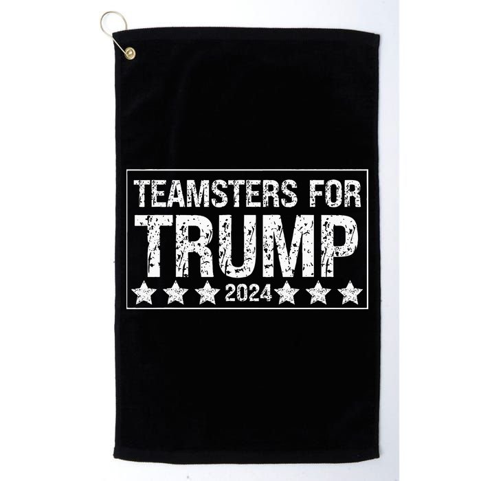Teamsters For Trump 2024 Golf Towel