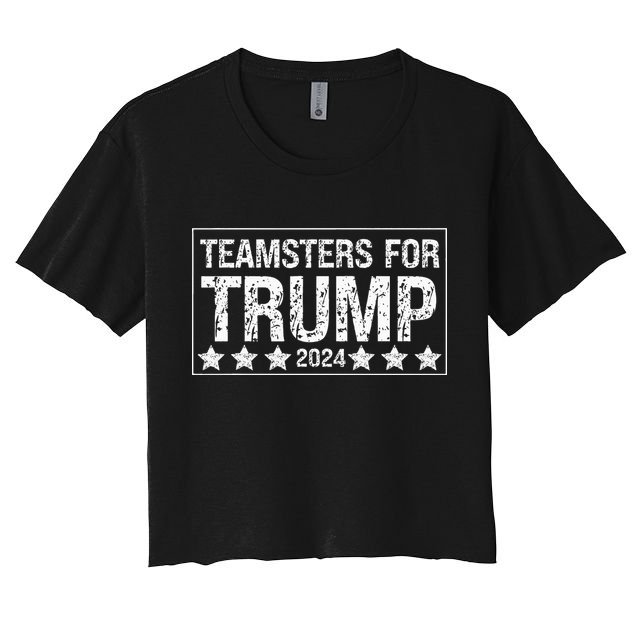 Teamsters For Trump 2024 Crop Top