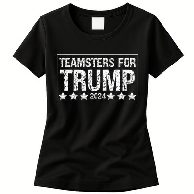 Teamsters For Trump 2024 Womens T-Shirt