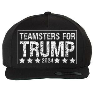 Teamsters For Trump 2024 Wool Snapback Cap