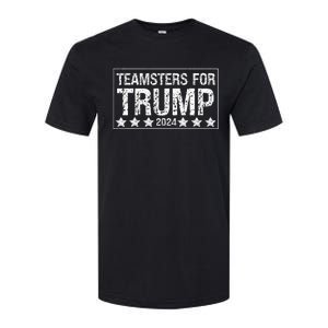 Teamsters For Trump 2024 Softstyle CVC T-Shirt