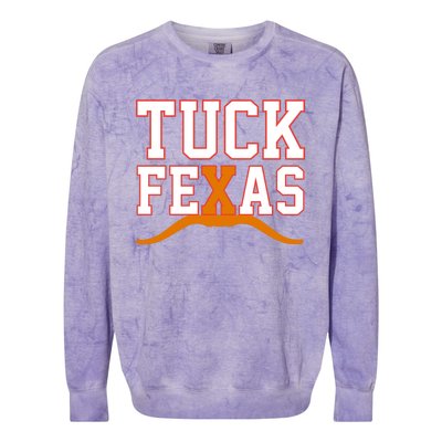 Tuck Fexas Texas Colorblast Crewneck Sweatshirt