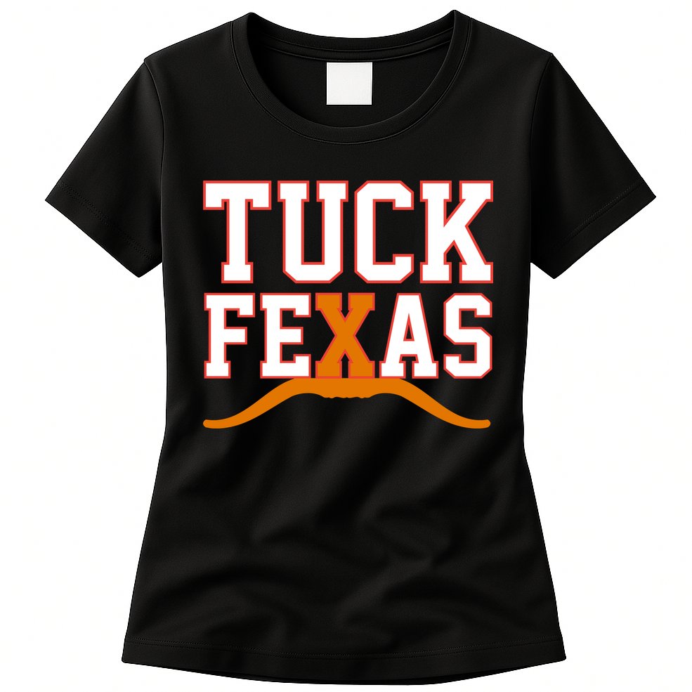 Tuck Fexas Texas Womens T-Shirt